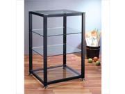 VTI EGR404 4 Shelf Black Audio Cabinet Rack Black