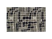 Loloi Nova 5 x 7 6 Wool Rug in Gray and Black