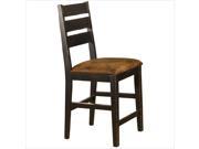Hillsdale Killarney 24 Counter Stool in Black and Brown Set of 2