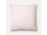 Loloi 1 10 x 1 10 Cotton Poly Pillow in White