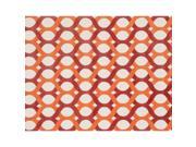 Loloi Weston 7 9 x 9 9 Hand Tufted Wool Rug in Red and Orange