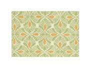 Loloi Tropez 7 6 x 9 6 Hand Hooked Rug in Ivory and Green