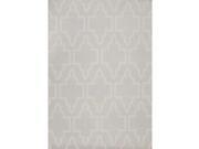 Nuloom 8 x 10 Machine Woven Justin Rug in Light Gray