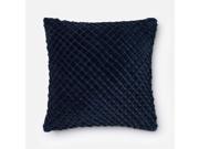 Loloi 1 10 x 1 10 Cotton Down Pillow in Navy