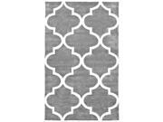 NuLoom ACR129A-28010 2 ft. 8 in. x 10 ft. Trellis Slate Hand Tufted Rectangle Rug NuLoom ACR129A-28010 2 ft. 8 in. x 10 ft. Trellis Slate Hand Tufted Rectangle Rug