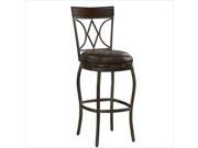 American Heritage Infinity 26 Counter Height Stool in Rustic Pewter