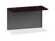 Lorell Mahogany Charcoal Modular Desk Furniture