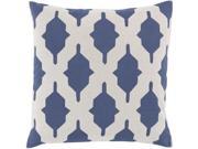 Surya Salma Poly Fill 22 Square Pillow in Navy