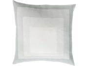 Surya Teori Poly Fill 20 Square Pillow in Gray