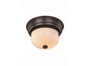 Elegant Lighting Ellis 10 2 Light Flush Mount in Bronze