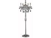 Elegant Lighting Maria Theresa 54 5 Light Elements Crystal Floor Lamp