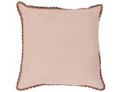 Surya Elsa Poly Fill 22 Square Pillow in Red