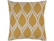 Surya Somerset Down Fill 18 Square Pillow in Yellow