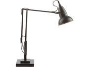 Surya Campbell Iron Floor Lamp in Silver