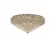 Elegant Lighting Belenus 26 10 Light Spectra Crystal Flush Mount