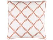 Surya Parsons Down Fill 18 Square Pillow in Orange