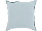 Surya Orianna Down Fill 22 Square Pillow in Slate