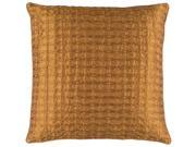 Surya Rutledge Poly Fill 22 Square Pillow in Tan