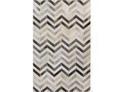 Surya Trail 5 x 8 Hand Crafted Hide Rug in Gray