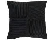 Surya Conrad Poly Fill 18 Square Pillow in Slate