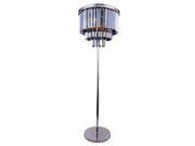 Elegant Lighting Sydney 63 8 Light Royal Crystal Floor Lamp