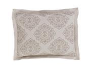 Surya Anniston Woven Linen Standard Sham in Natural