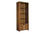 American Drew Grove Point 4 Shelf Wood Audio Pier in Warm Khaki