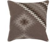 Surya Kilim Down Fill 22 Square Pillow in Olive