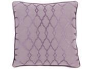 Surya Lydia Poly Fill 22 Square Pillow in Purple