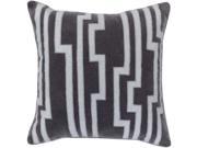 Surya Velocity Down Fill 18 Square Pillow in Gray