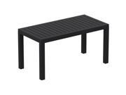 Compamia Ocean Rectangle Coffee Table in Black