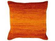 Surya Chaz Poly Fill 22 Square Pillow in Orange