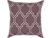 Surya Skyline Down Fill 20 Square Pillow in Charcoal