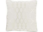 Surya Lydia Down Fill 20 Square Pillow in Ivory
