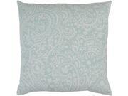 Surya Somerset Poly Fill 18 Square Pillow in Sea Foam