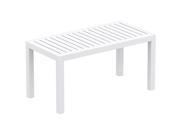 Compamia Ocean Rectangle Coffee Table in White
