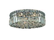 Elegant Lighting Maxime 14 4 Light Elegant Crystal Flush Mount