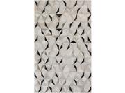 Surya Trail 8 x 10 Hand Crafted Hide Rug in Gray
