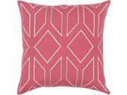 Surya Skyline Poly Fill 20 Square Pillow in Pink