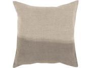 Surya Dip Dyed Down Fill 22 Square Pillow in Gray