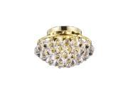 Elegant Lighting Corona 14 4 Light Royal Crystal Flush Mount