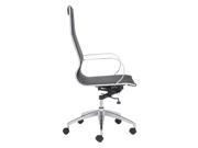 Zuo Glider Hi Back Office Chair Black