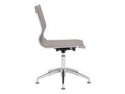 Zuo Glider Conference Chair Taupe