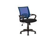 CorLiving Workspace Mesh Back Swivel Office Chair in Navy Blue