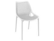 Compamia Air Outdoor Patio Dining Chair in White set of 2