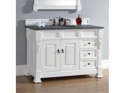 James Martin Brookfield 48 Single Cabinet W Drawers In Cottage White Galala