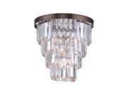 Savoy House Tierney 4 Light Semi Flush in Burnished Bronze