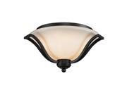 Z Lite Lagoon 3 Light Ceiling in Matte Black