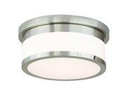 Livex Stafford Ceiling Mount in Brushed Nickel