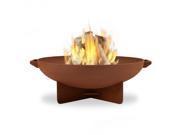 Real Flame Anson Fire Bowl in Rust